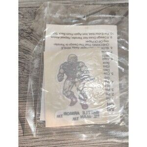 ORIGINAL Vintage 1980's Masters of the Universe He-Man Tattoo